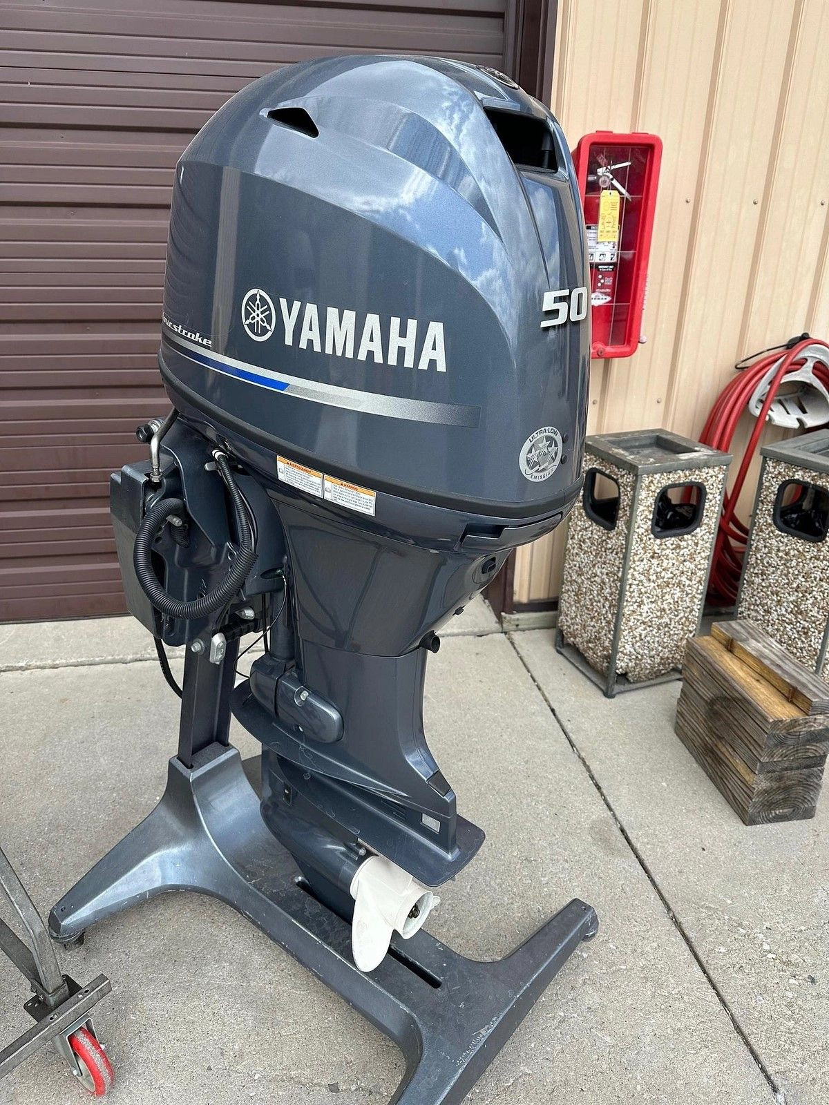 Buy Used Yamaha 50hp 4-stroke Outboard Motor Engine from AMAKUSA MARINE ...