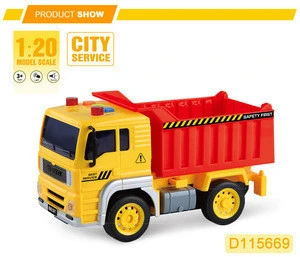 1 :20 city service super truck toys with light music