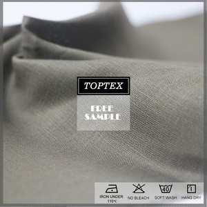 100% linen plain dyed shirt fabrics