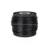 100m 304 stainless steel 0.8/1/1.2/1.5/2mm/3mm/4mm steel PVC coated soft wire rope soft cable black clothesline