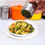 100pcs Stainless Steel Camping Picnic Spice Sugar Salt Pepper Herb Shaker Jar Storage Bottle