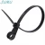 Import 11 3/4 inch black white mount head nylon cable ties from China
