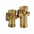 Import 1/2 3/4 1 inch copper joint connector union two male thread  brass plumbing pipe fittings from China