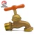Import 1/2" x 3/4" Bronze color brass stop type bibcock slow open bib water hose tap from China