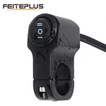 12V Motorcycle Handlebar Switches 7/8" ON-OFF-ON Headlight Fog Brake Light Switch For Sport Dirt Electric Bike Interrupteur Moto