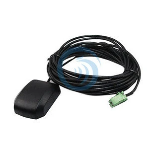 1575.42MHz High Gain Car TV GPS square Antenna with green Fakra connector