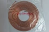 15m pancake coil copper coated steel pipe 4.76mm*0.7mm