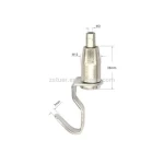 1.5mm Cable Gripper Suspension Kit Custom Factory Direct Hot Selling Grade Stainless Steel Wire Rope Clip Copper