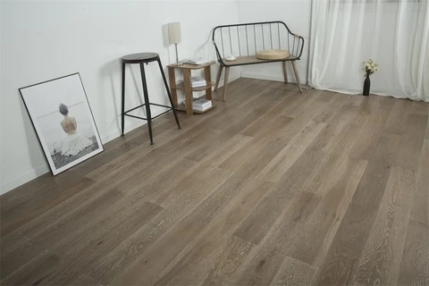 15mm thickness european oak planks click system oak 3-layer engineered wood flooring rubber flooring