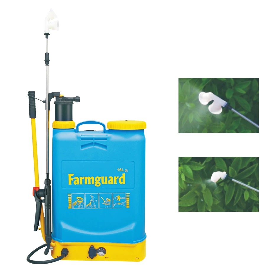 16 litres plastic herbicide 2 in 1 battery knapsack sprayer