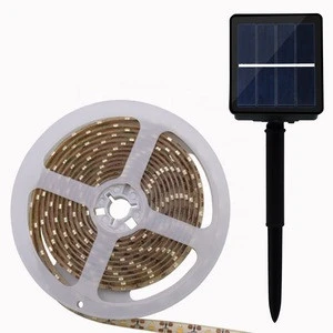 180 pcs 2835 SMD 3M Outdoor Solar Warm white flexible Light Strips light sensor control led strip
