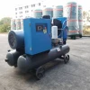 185CFM 30kW Direct Driven Portable Electric Motor Screw Air Compressor With Air Tank