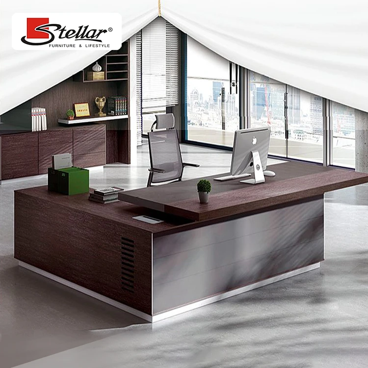 1.8m factory customized office desk modern design office furniture table elegant boss modern director office table