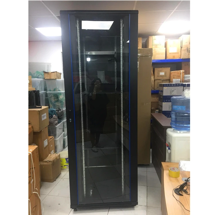 19 Inches Hot Sale Vertical Cabinet with Fan and Other Accessories 600mm Width 1000mm Depth 42U Network Server Rack