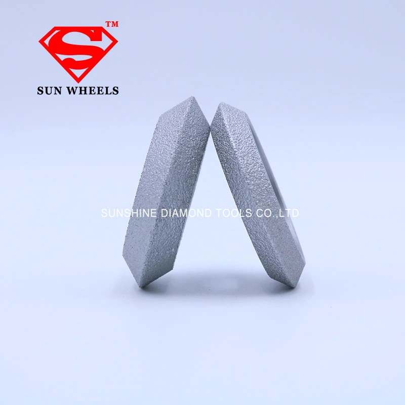 1PC 6" inch Grit150 Brazed Diamond Marble Edge Hand Profile Wheel
