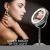 Import 1X 5X Double Side Magnification Desktop Makeup Vanity Table Mirror With Light from China