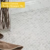 1&#x27;&#x27;x1&#x27;&#x27; hexagon carrara white stone kitchen wall marble mosaic tile backsplash bathroom floor mosaic tile marble mosaic