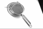 20 cm Factory Direct stainless steel kitchenware food fine mesh strainer drain strainer with Two Ears