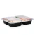 Import 2000ML large plastic food storage container large fast food plastic container food packaging box from China