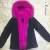 Import 2017 factory price short style rose pink faux fur black womens short cotton parka, raccoon fur hooded ladies jacket coat from China