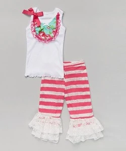 2017 toddler and girls children summer girls clothing set