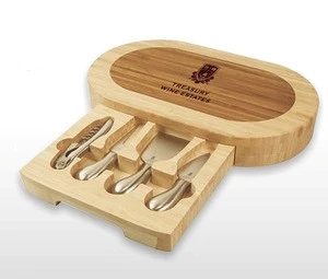 2017 Top selling cheese board with knife,fork,shovel