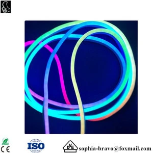 2018 high quality Round shape Diameter 16mm 360 degree SMD2835 8W AC110V/220V LED Neon Flex rope light