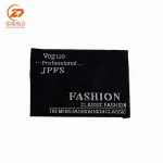 2019 China oem wholesale supplier customized damask woven label tag for garments