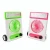 Import 2019 hot product multi-function household charging solar fan with table lamp small fan portable from China