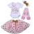 Import 2019 My First Easter Toddler Girl Easter Outfit 4pcs baby clothing set from China