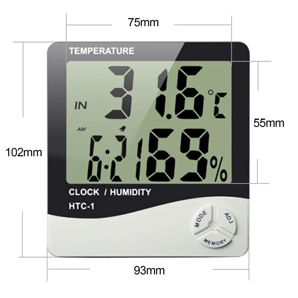 2019 new high quality indoor electronic Digital Thermometer and Hygrometer