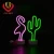 Import 2019 new LED flamingo Neon Sign light and flamingo party supplies for home decoration and gift giving from China