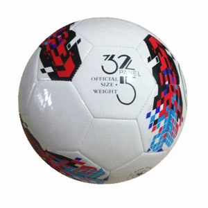 2019 new outdoor sports football white custom logo size 5 ball soccer
