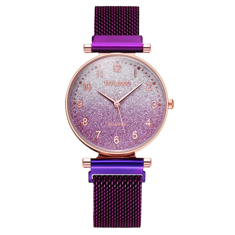 2019 Wholesales women&#39;s watches brand luxury fashion ladies watch lady watch cheap price Fashion Magnet watch