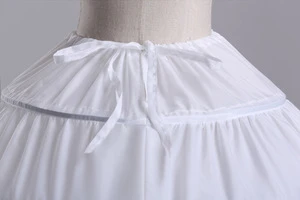 2020 Ball Gown Petticoats Six Hoops One Tiers Dress Underskirt Crinoline Wedding Accessories PC03 Petticoats For Wedding Dress
