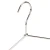 Import 2020 hot selling Metal Clothes Hangers with Polished Chrome Heavy Duty Silver Metal Wire Hanger from China