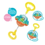 2020 hot selling rotating plastic water spray octopus for children's bathroom toys
