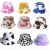 Import 2020 new cow pattern ladies bucket hats wholesale fall winter soft tie dye bucket hats women leopard fur bucket hat from China