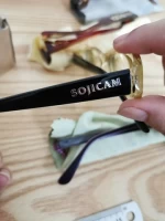 2020 new design high quality Clear logo sticker  metal  label for sunglasses