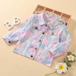2020 Newest kids baby boy girl autumn outwear coat tie-dye jacket