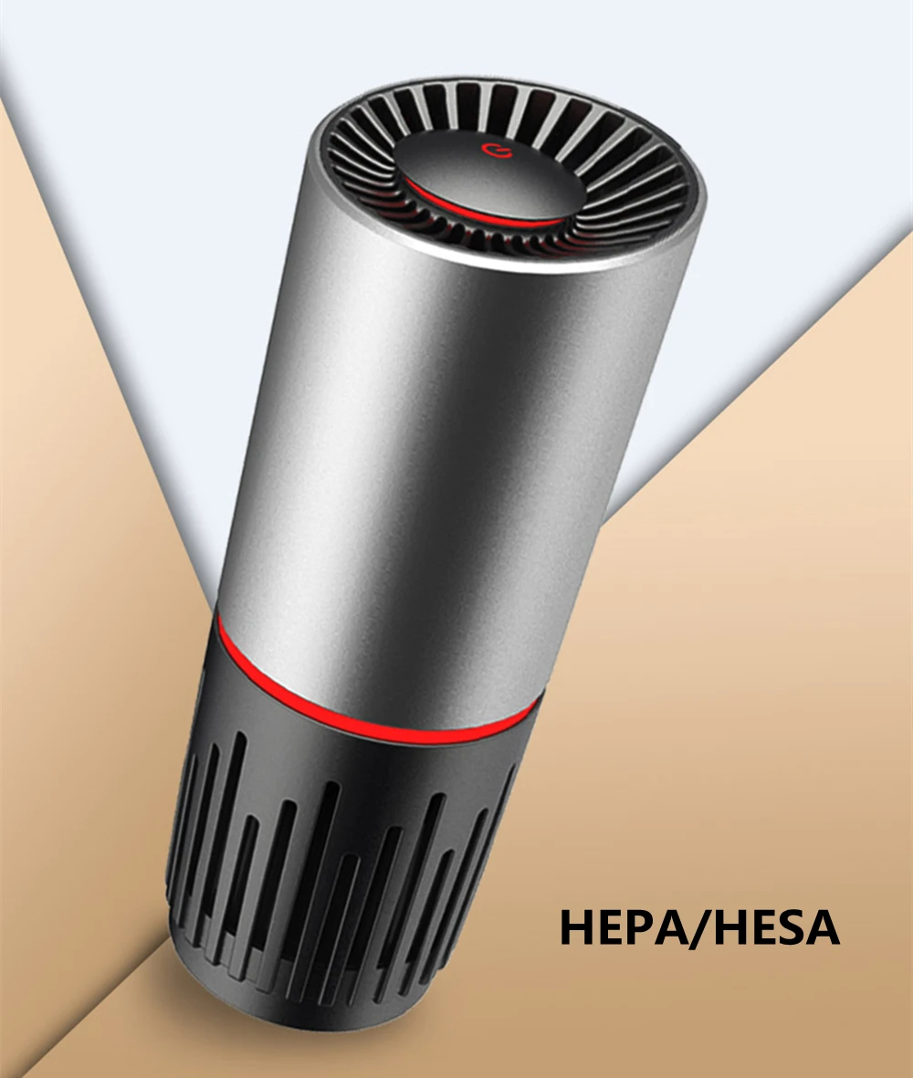 2021 desktop Negative Ion HEPA/HESA sensor air Filter purifier Portable Auto Cleaner Ionizer Car Air Purifier Germany Spain USA