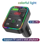 2021 Dropshipping Amazon Auto Radio Car Mp3 Player Music Adapter Dual Usb Car Charger Bt Handsfree Kit Fm Transmitter
