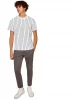 2021 Eco Friendly Men T Shirt Striped Shirts Men Short Sleeve T shirt Men Summer Casual Clothing MensClothing Blank