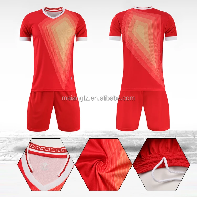 2021 factory  wholesale sports sublimation team custom football uniform soccer jersey set