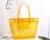 Import 2021 fashion large clear pvc tote bag beach bag plastic shopping with own logo from China