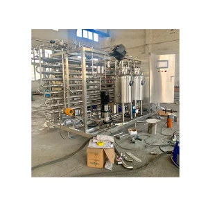 2021 High efficiency Tube Water Treatment Sterilizer Milk Sterilization Equipment