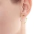 Import 2021 New Original Fashion S925 Silver Needle Women Dainty Fine Jewelry Girls  Brass Open Hoop Gold Plated Cc Earrings from China