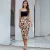 Import 2021 New Summer Leopard Print Satin Wrap Belt Wrap Women Midi Skirt from China