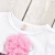 2021 new Toddler Kids Baby Girl Summer Clothes Short Sleeve White T-shirt +Mini PU Skirt Outfits Set