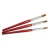 Import 2021 Red Wood Handle Superior Quality Classical Design Kolinsky Acrylic Nail Brush Art With Different Sizes from China
